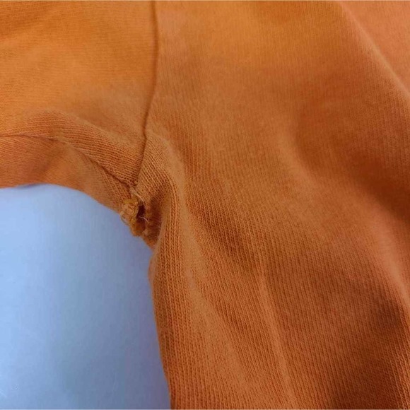 Xing Mens Graphic T-Shirt Orange Umra Lumra Crew Neck Tee L - Picture 7 of 10